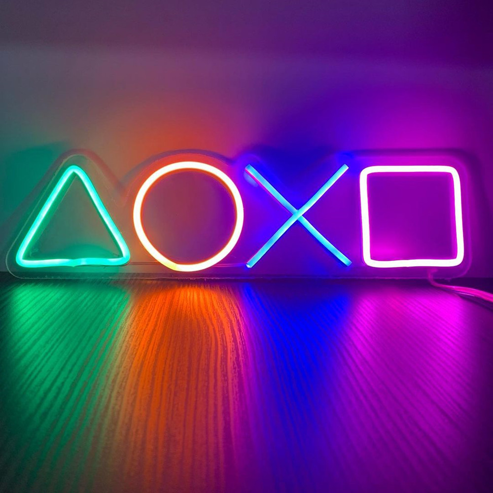 Board Game Store - Luci al neon a LED Decorazioni