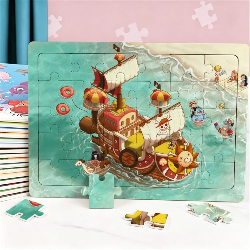 Board Game Diy - Puzzle da 30 Pezzi One Piece,