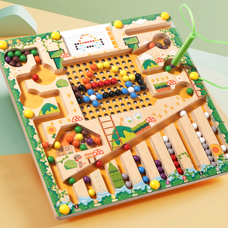 Board Game Qwirkle - Giochi di smistamento magnetico Puzzle Montessori
