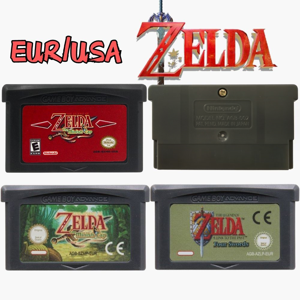 Board Game Zelda - Cartuccia di Gioco GBA Versione USA/EUR
