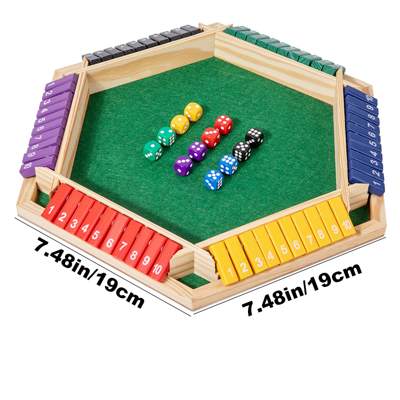 Shut The Box Dice Gioco da tav - Board Game For 3 Players recensione e prezzo