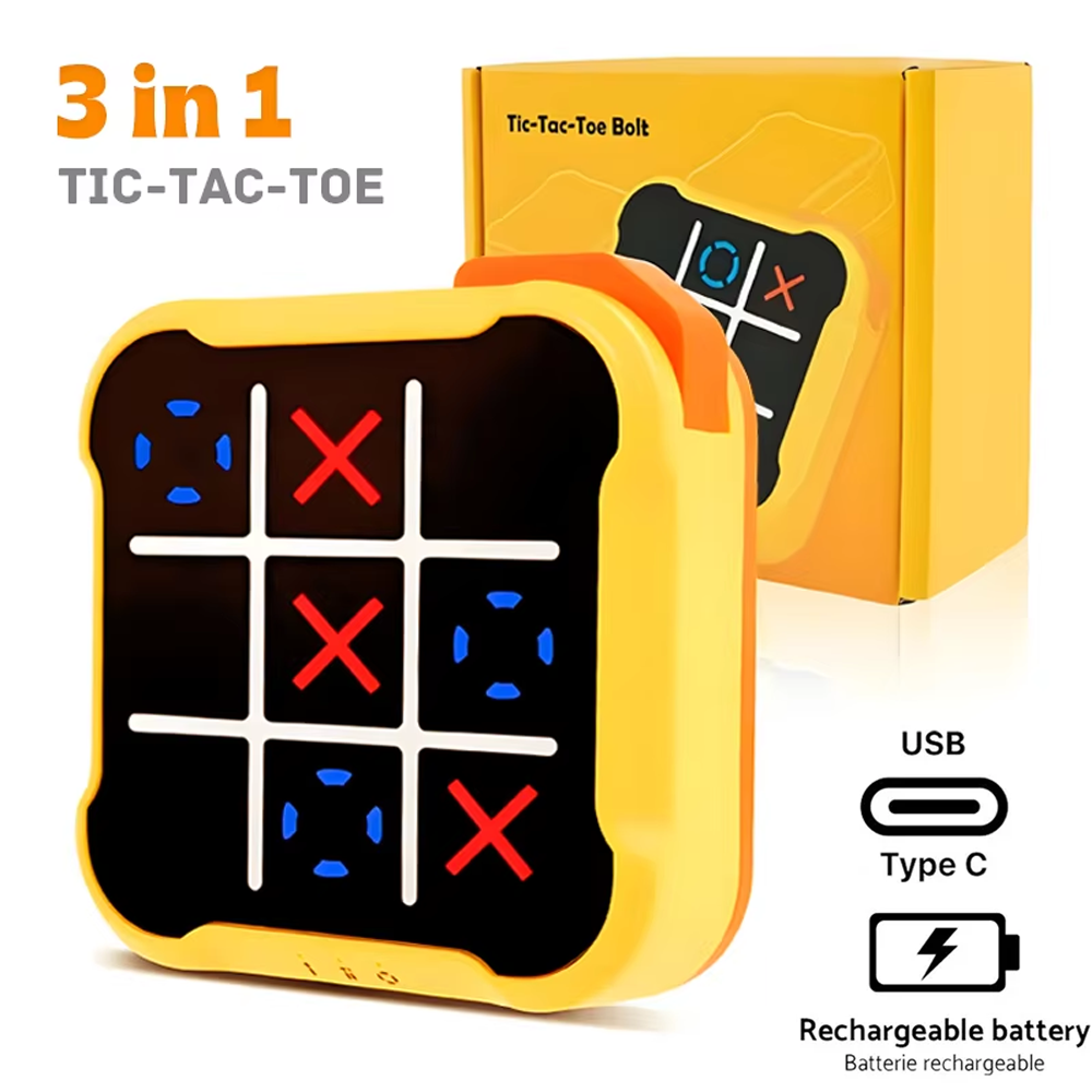 3in1 Elettronico TIC-TAC-TOE B - Board Game For 3 Players recensione e prezzo