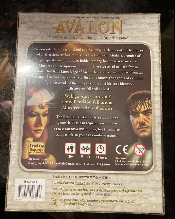 Tabelloni e carte indie |   La - Board Game Avalon recensione e prezzo